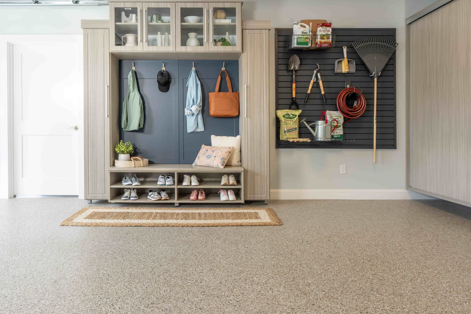 Modern Garage Flooring Close Up